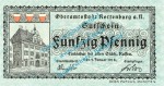 Rottenburg , Notgeld 50 Pfennig Schein in kfr. Tieste 6255.05.20 , Württemberg 1918 Verkehrsausgabe