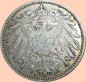 Preview: 1 Mark Kursmünze -gr. Adler- 1902 J -deutsches Kaiserreich- s-ss J.17 -0859-
