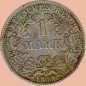 Preview: 1 Mark Kursmünze deutsches Kaiserreich 1874 F -kleiner Adler- s-ss J.9 -0947-