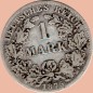 Preview: 1 Mark Kursmünze deutsches Kaiserreich 1875 B -kleiner Adler- s J.9 -0945-