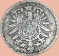Preview: 1 Mark Kursmünze deutsches Kaiserreich 1882 A -kleiner Adler- s-ss. J.9 -0956-