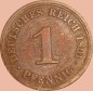 Preview: 1 Pfennig Münze 1891 D -Deutsches Kaiserreich- s-ss J.10 -0985-