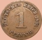 Preview: 1 Pfennig Münze 1893 F -Deutsches Kaiserreich- ss J.10 -0991-