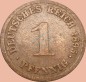 Preview: 1 Pfennig Münze 1895 D -Deutsches Kaiserreich- s-ss J.10 -0995-