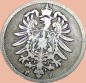 Preview: 10 Pfennig Münze Deutsches Kaiserreich 1873 F -kl.Adler- s J.4 -0967-