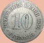 Preview: 10 Pfennig Münze Deutsches Kaiserreich 1892 E -gr.Adler- s-ss- J.13 -0975-
