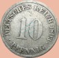 Preview: 10 Pfennig Münze Deutsches Kaiserreich 1893 G -gr.Adler- s-ss J.13 -0978-
