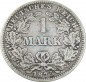 1 Mark Kursmünze -kl. Adler- 1875 G -deutsches Kaiserreich- s-ss J.9 -0844-