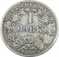 1 Mark Kursmünze -kl. Adler- 1876 A -deutsches Kaiserreich- s-ss J.9 -0843-