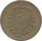 1 Pfennig Kursmünze 1876 H -deutsches Kaiserreich- s-ss , J.1 -0715-