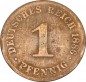 1 Pfennig Kursmünze 1886 J -deutsches Kaiserreich- s-ss , J.1 -0723-