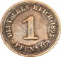 1 Pfennig Kursmünze 1895 E -deutsches Kaiserreich- s-ss , J.10 -0731-