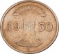 1 Pfennig Kursmünze 1930 E -deutsches Reich- ss-vz , J.313 -0726-