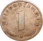 1 Pfennig Kursmünze 1936 F -deutsches Reich- ss-vz , J.361 -0727-