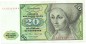 20 D-Mark Schein f-kfr 1970 BRD-15, Ros.271, P.32.a , Deutsche Bundesbank -1276-