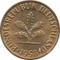 2 Pfennig Kursmmünze 1958 F -Bundesrepublik Deutschland- ss-vz , J.381 -0685-