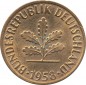 2 Pfennig Kursmmünze 1958 F -Bundesrepublik Deutschland- ss-vz , J.381 -0686-