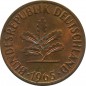 2 Pfennig Kursmmünze 1965 D -Bundesrepublik Deutschland- ss-vz , J.381 -0703-