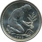 Vorlage DMZ - ORIGINALBILD50 Pfennig Kursmmünze 1995 D -Bundesrepublik Deutschland- vz-stgl , J.384 -0689-