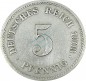 5 Pfennig Kursmünze -gr. Adler- 1903 E -deutsches Kaiserreich- ss-vz J.12 -0885-