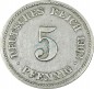 5 Pfennig Kursmünze -gr. Adler- 1903 G -deutsches Kaiserreich- ss-vz J.12 -0887-
