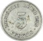 5 Pfennig Kursmünze -gr. Adler- 1915 G -deutsches Kaiserreich- ss-vz J.12 -0896-