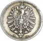 5 Pfennig Kursmünze -kl. Adler- 1874 A -deutsches Kaiserreich- s-ss J.3 -0823-