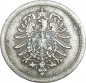 5 Pfennig Kursmünze -kl. Adler- 1874 E -deutsches Kaiserreich- s J.3 -0824-