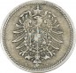 5 Pfennig Kursmünze -kl. Adler- 1875 G -deutsches Kaiserreich- s-ss J.3 -0830-