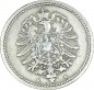 5 Pfennig Kursmünze -kl. Adler- 1888 A -deutsches Kaiserreich- s-ss J.3 -0865-