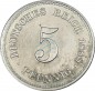 5 Pfennig Kursmünze -kl. Adler- 1889 E -deutsches Kaiserreich- ss-vz J.3 -0866-