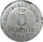 Preview: 5 Pfennig Kursmünze -Reichsadler- 1915 D -deutsches Kaiserreich- s-ss J.297 -0900-
