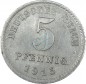 5 Pfennig Kursmünze -Reichsadler- 1915 E -deutsches Kaiserreich- s-ss J.297 -0898-