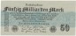 Preview: Banknote , 50 Milliarden Mark Schein unc-kfr. DEU-148.b, Ros.122, P.125 , 1923 Inflation -1323-