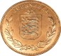 Preview: Guernsey , 8 Doubles 1945 -unter George VI. 1936-1952- KM.14 ss-vz -0300-