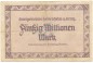 Preview: Heidenheim , Banknote 50 Millionen Mark gbr. Ke.2283.f , WÜR 1923 Inflation -3661-