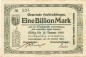 Preview: Herbrechtingen , Banknote 1 Billion Mark gbr. Ke.2325.d , WÜR 1923 Inflation -3647-