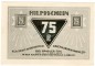 Preview: Lübeck , Notgeld 75 Pfennig Schein Nr.5 unc-kfr. M-G.826.17 , SH 1921 Seriennotgeld -5867-