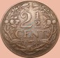 Preview: Niederlande , 2,5 Cent Münze 1929 -Wilhelmina I.- KM.150 ss -0346-