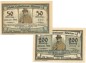Preview: Rheine , Notgeld Set mit 2 Scheinen unc-kfr. M-G.1118.1 , NRW 1922 Seriennotgeld -5848-