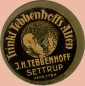Preview: Settrup , Kapselgeld 5 Pfennig -Kornbrennerei Tebbenhoff- unc-kfr. NDS o.D. -0104-