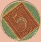 Preview: Severinsberg , Kapselgeld 5 Pfennig -Brauerei Steffens- unc-kfr. RHL o.D. -0108-