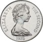 Preview: Tristan , 1 Crown Münze 1978 -25 Anniversary of Coronation- KM.2 vz-stgl -0293-