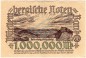 Preview: Württemberg , 1 Million Mark Schein L-gbr. WTB.19, Ros.779, P.988 , 1923 Länderbank -1330-