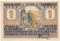 Arnsberg , Notgeld 1 Mark Schein unc-kfr. M-G 42.2 , NRW 1921 Seriennotgeld -5766-