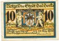 Preview: Bad Berka , Notgeld 10 Pfennig  -Kn...A- gbr., M-G 79.1 b , TH 1920 Seriennotgeld -2886-