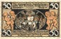 Preview: Bad Pyrmont , Notgeld 50 Pfennig Schein gbr. M-G 1084.1 , Niedersachsen 1921 Seriennotgeld