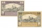 Bad Sulza , Notgeld Set 2 Scheine unc-kfr. Ti.7230.05.20-21 S 1920 Verkehrsausgabe -4317-