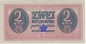 Banknote , 2 Mark Schein in f-kfr. DWM-7, Ros.506, M.37, deutsche Wehrmacht - 3. Reich