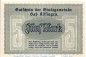Banknote Bad Kissingen , 5 Mark Schein in kfr. Geiger 272.01.a-b , 20.11.1918 , Bayern Großnotgeld